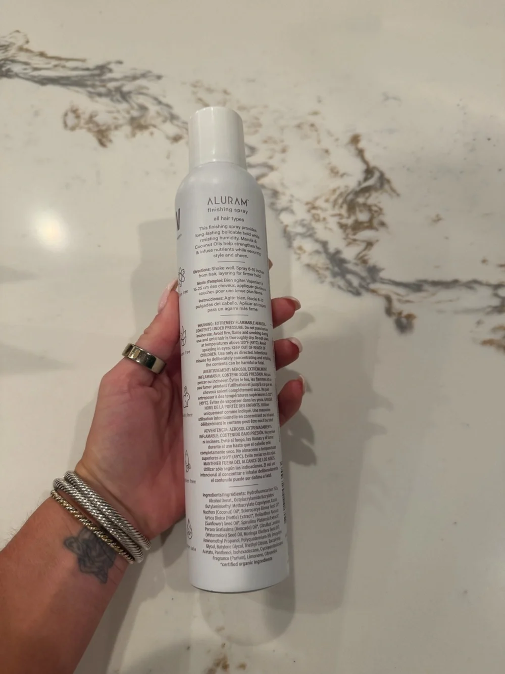 Aluram Finish Setting Spray —Long-Lasting Hold